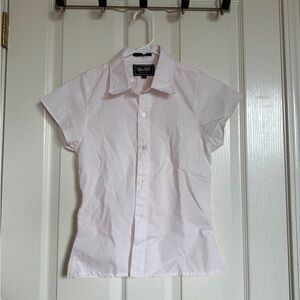 Light Pink fitted Button Down Shirt